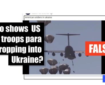 Old military training drill video falsely passed off as footage of US soldiers fighting in Ukraine - Featured image