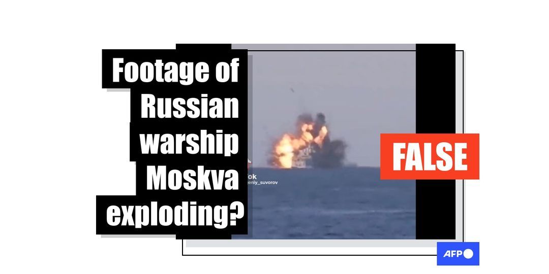 This video does not show the Moskva warship exploding -- it's a 2013 Norwegian military exercise - Featured image