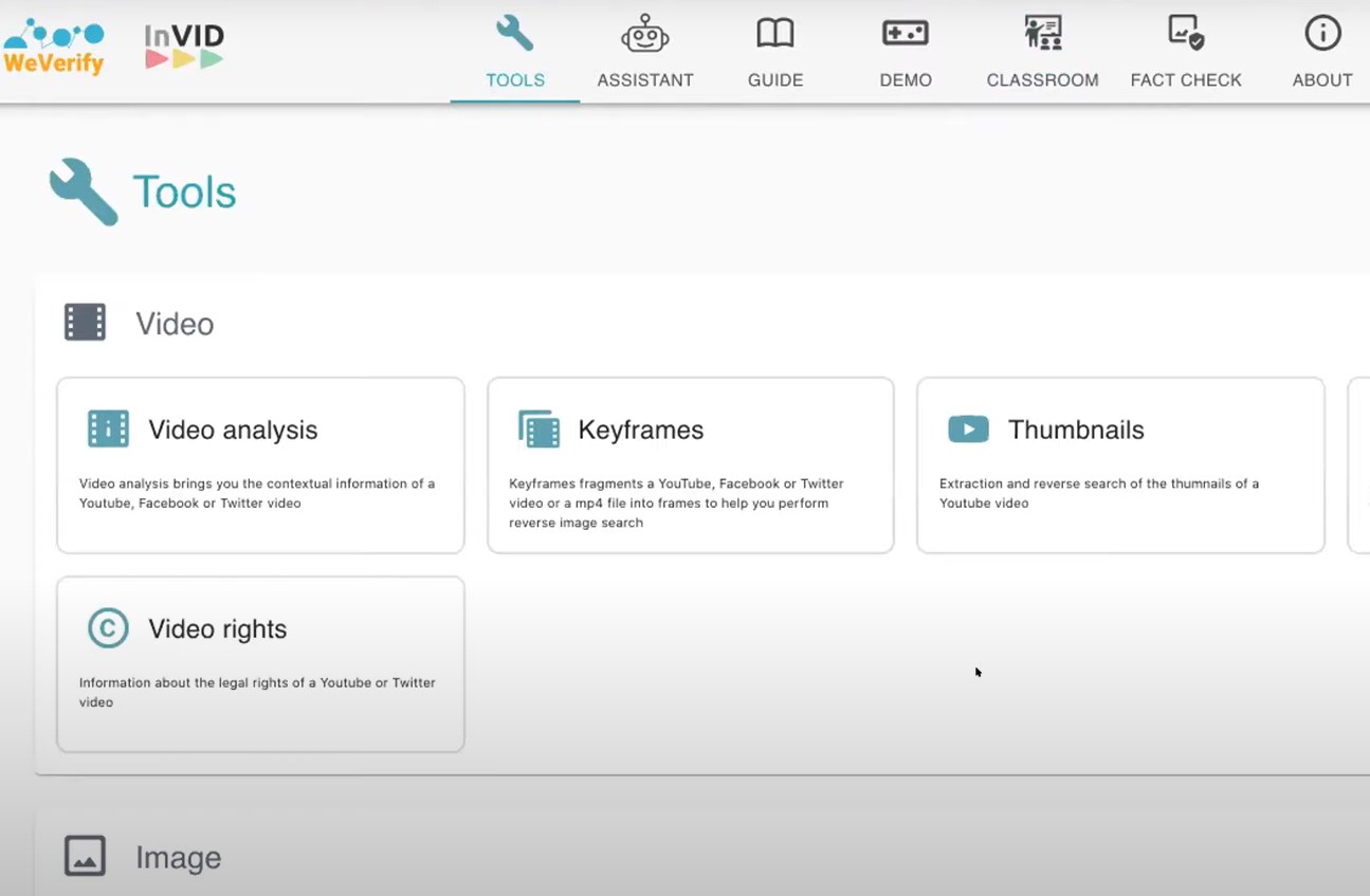 InVIDWeVerify verification plugin CEDMO