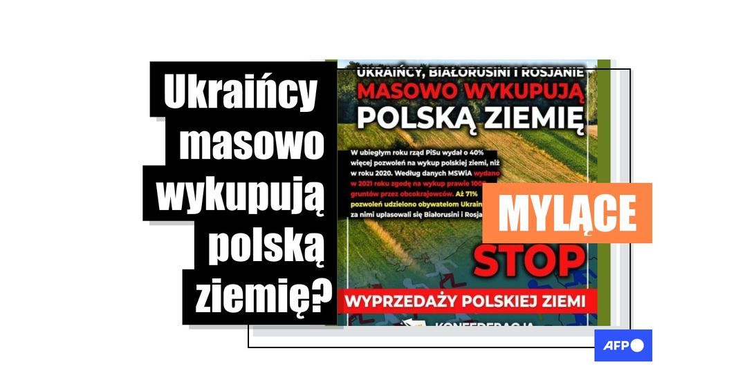 Uwaga, dane o zakupie ziemi w Polsce przez sąsiadów zza wschodniej granicy zostały przedstawione w grafice w sposób mylący - Featured image