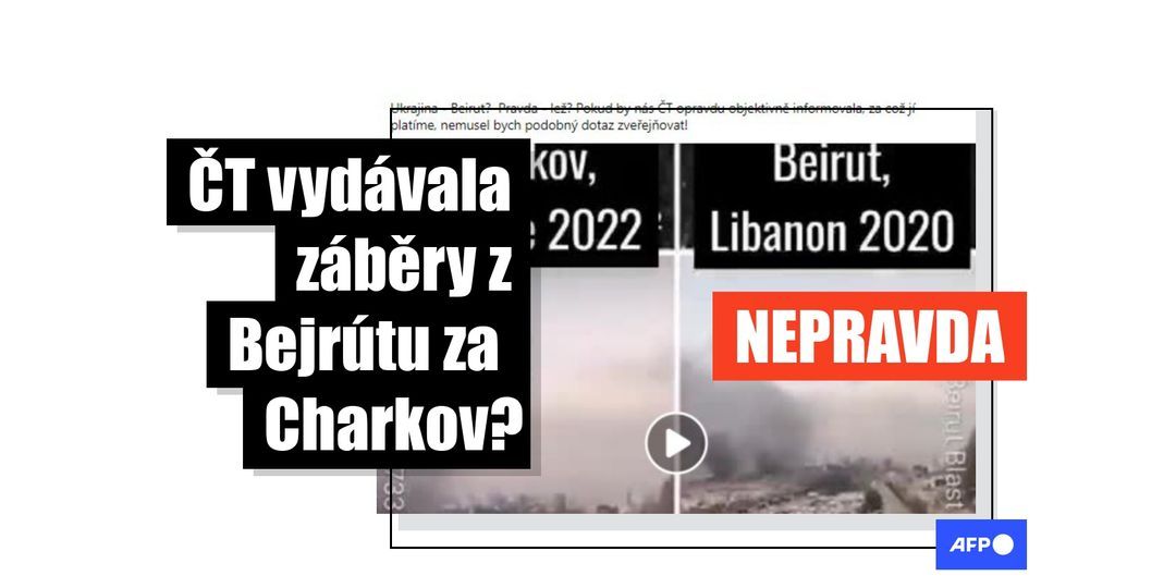 Česká televize nevydávala záběry z Libanonu za reportáž z Ukrajiny - Featured image