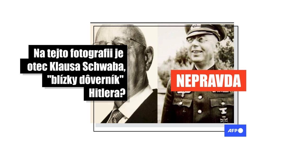Otec riaditeľa Svetového ekonomického fóra nebol "dôverníkom Hitlera" a nie je mužom z tejto fotografie - Featured image