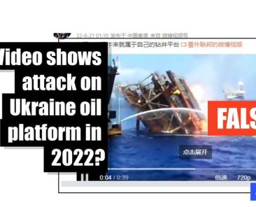 Footage of blaze on oil drilling platform filmed years before Ukraine attack - Featured image