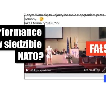 Nie, ten performance nie odbył się w siedzibie NATO, tylko na Uniwersytecie w Gandawie - Featured image