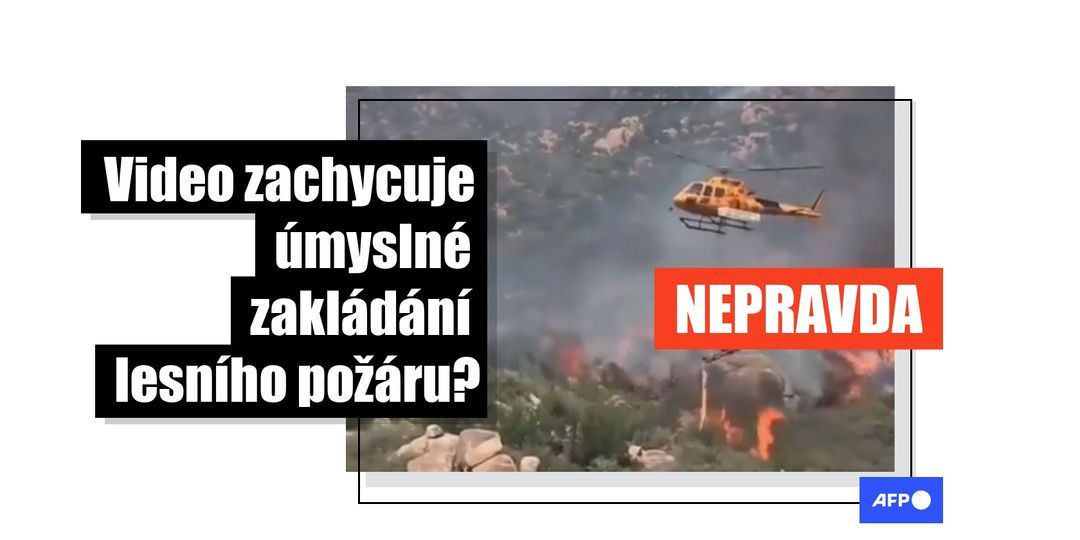 Helikoptéra na tomto videu nezakládá požár, ale naopak proti němu bojuje - Featured image