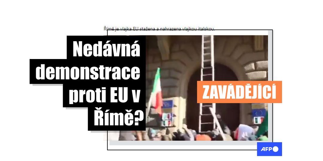 Protievropská demonstrace na tomto videu je z roku 2013, s nedávnými volbami v Itálii nemá nic společného - Featured image