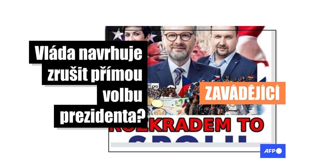 Česká vláda nepřišla s veřejným návrhem zrušit přímou volbu prezidenta - Featured image