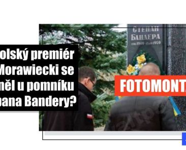 Fotografie, na které se polský premiér Morawiecki zdánlivě kloní památce Stěpana Bandery, byla zmanipulovaná - Featured image