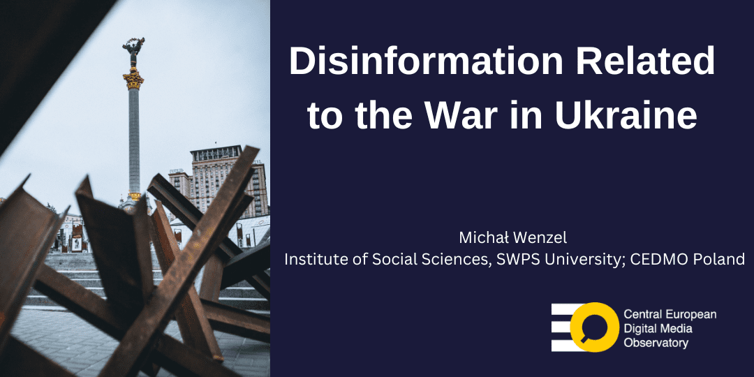 Disinformation related to the war in Ukraine