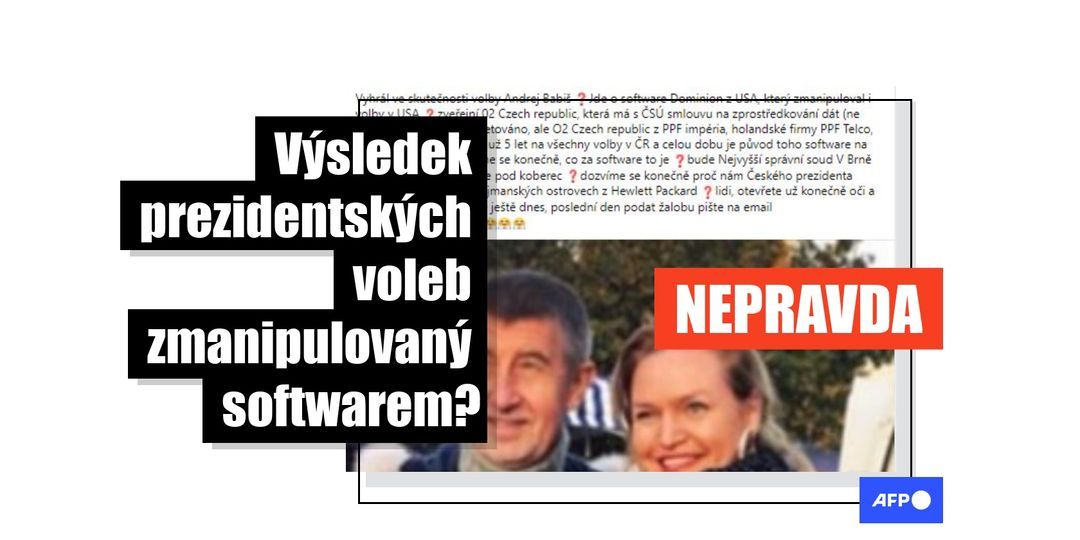 Výsledky prezidentských voleb v ČR nebyly zmanipulovány softwarem - Featured image