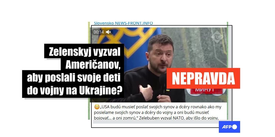 Zelenského poznámka o americkej podpore Ukrajine bola dezinterpretovaná a vytrhnutá z kontextu - Featured image