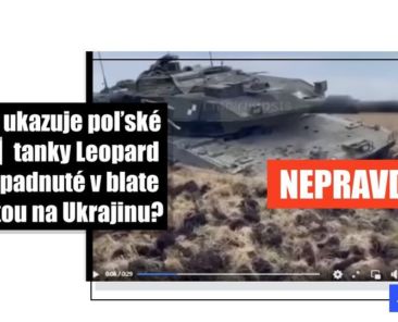 Toto video zachytáva tréning švédskej armády, nie poľské tanky Leopard, ktoré zapadli cestou na Ukrajinu - Featured image