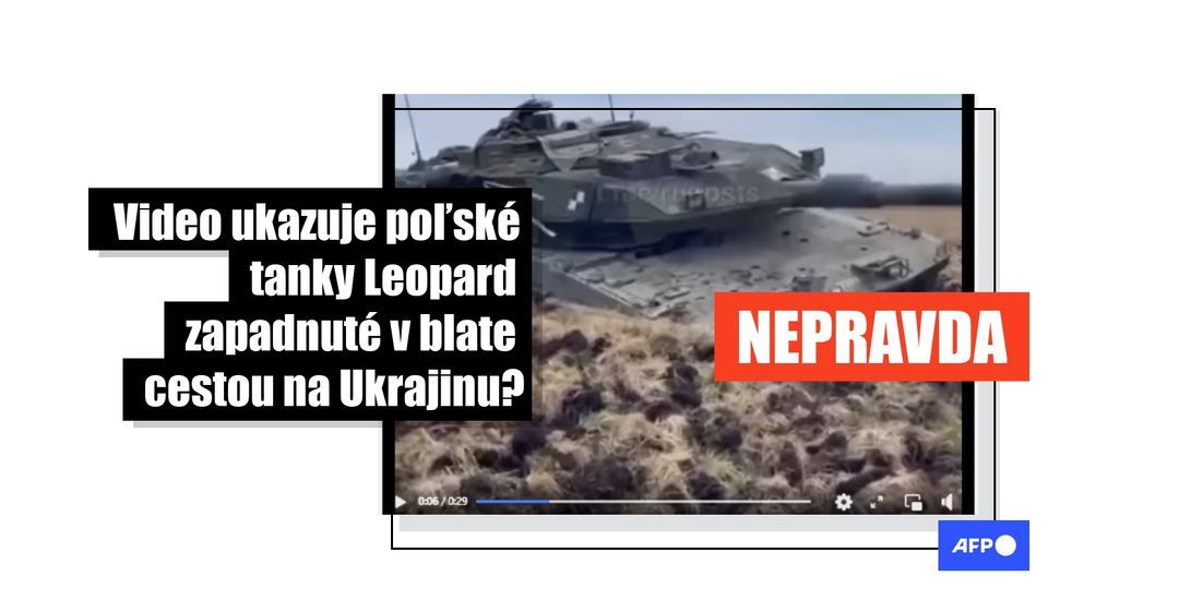 Toto video zachytáva tréning švédskej armády, nie poľské tanky Leopard, ktoré zapadli cestou na Ukrajinu - Featured image