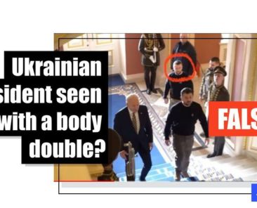 Footage shows Volodymyr Zelensky's bodyguard, not body double - Featured image