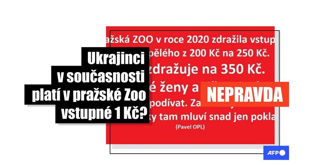 Zoo Praha již od loňska vybírá od Ukrajinců normální vstupné - Featured image