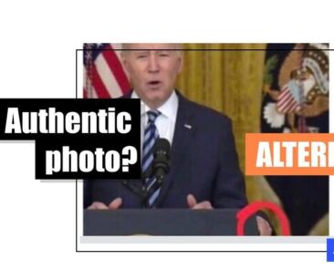 Doctored Biden image sparks baseless CGI, green screen claims - Featured image