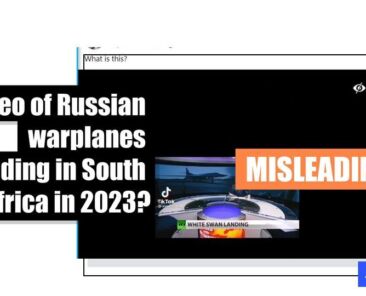 Video shows Russian fighter jets landing in South Africa in 2019, not 2023 - Featured image