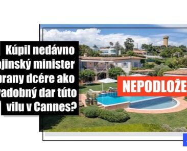 Pozor na nepodložené tvrdenia, že ukrajinský minister obrany nedávno kúpil túto vilu v Cannes - Featured image