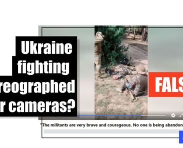 Ukraine training exercise misrepresented as staged combat - Featured image