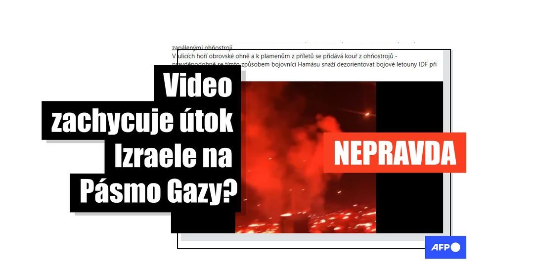 Toto video zachycuje ohňostroj v Alžírsku, nikoliv izraelský raketový útok na Pásmo Gazy - Featured image