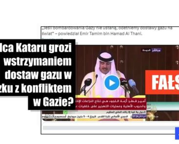Wypowiedź Emira Kataru wykorzystano do fałszywego przekazu o rzekomym wstrzymaniu dostaw gazu w związku z konfliktem w Gazie - Featured image