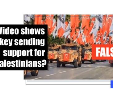 Turkish parade footage misrepresented as military support for Gaza - Featured image