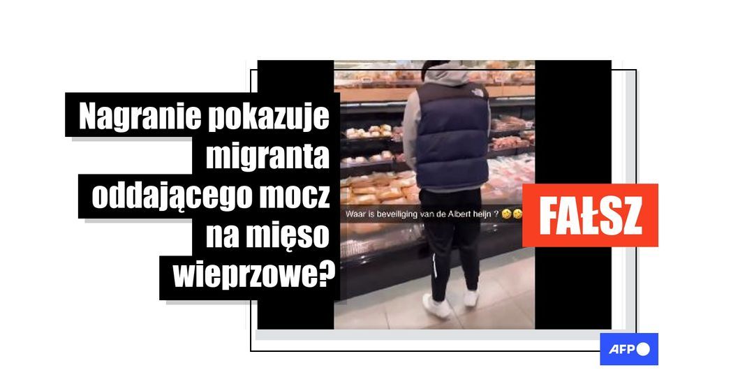Film przedstawiający mężczyznę oddającego mocz w supermarkecie to inscenizacja - Featured image