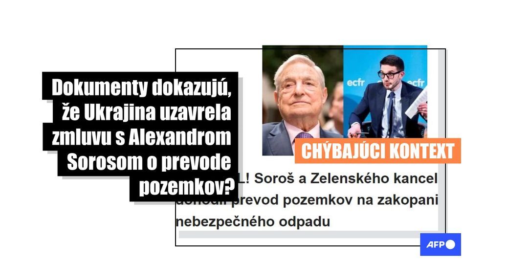 Nie, údajné prezidentské „dekréty“ nedokazujú, že Ukrajina dohodla so Sorosom prevody pôdy na západné korporácie - Featured image