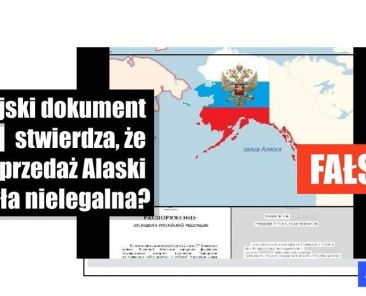 Publikacje fałszywie sugerują, że rosyjski dokument uznaje sprzedaż Alaski za nielegalną - Featured image