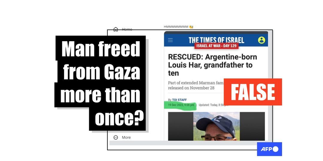 Posts falsely suggest Israel claimed to rescue same hostage twice - Featured image
