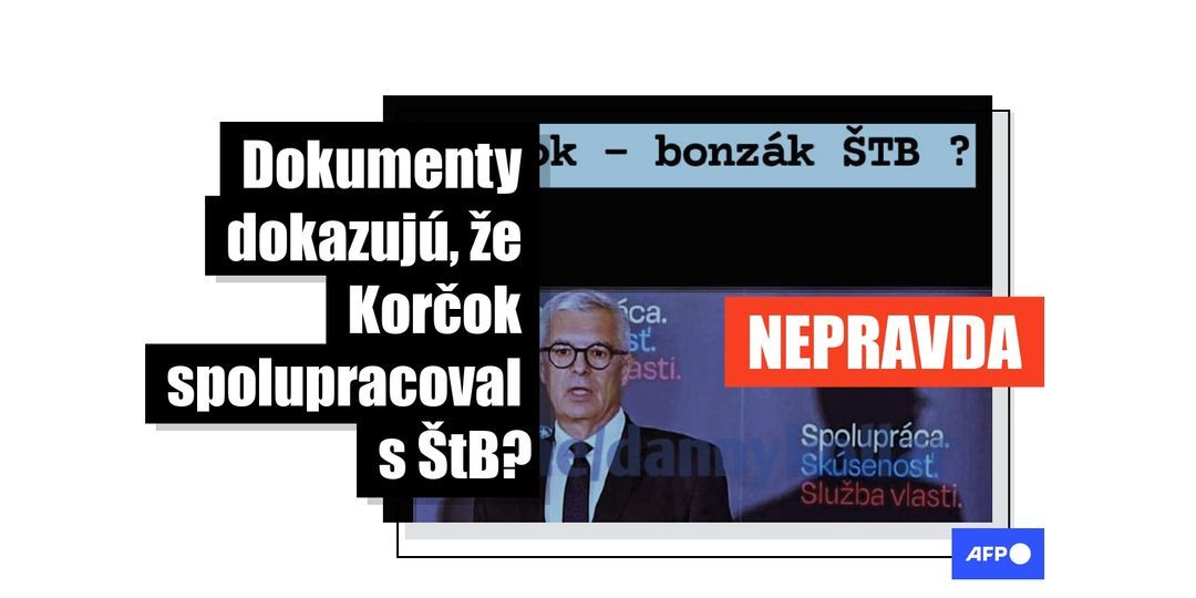 Fámy o tom, že Korčok spolupracoval s ŠtB, sú založené na nepravdivých falzifikátoch - Featured image