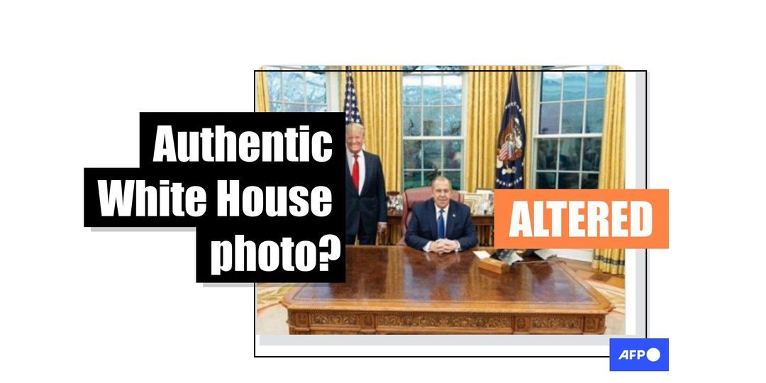 Manipulated image of Trump, Russian foreign minister spreads online - Featured image