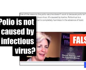 US author falsely claims polio vaccine 'doesn't work' - Featured image