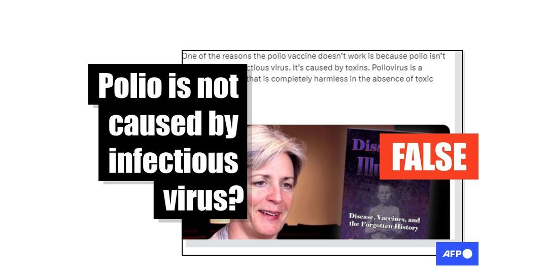 US author falsely claims polio vaccine 'doesn't work' - Featured image