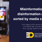 Misinformation and disinformation content sorted by news media consumers (1)