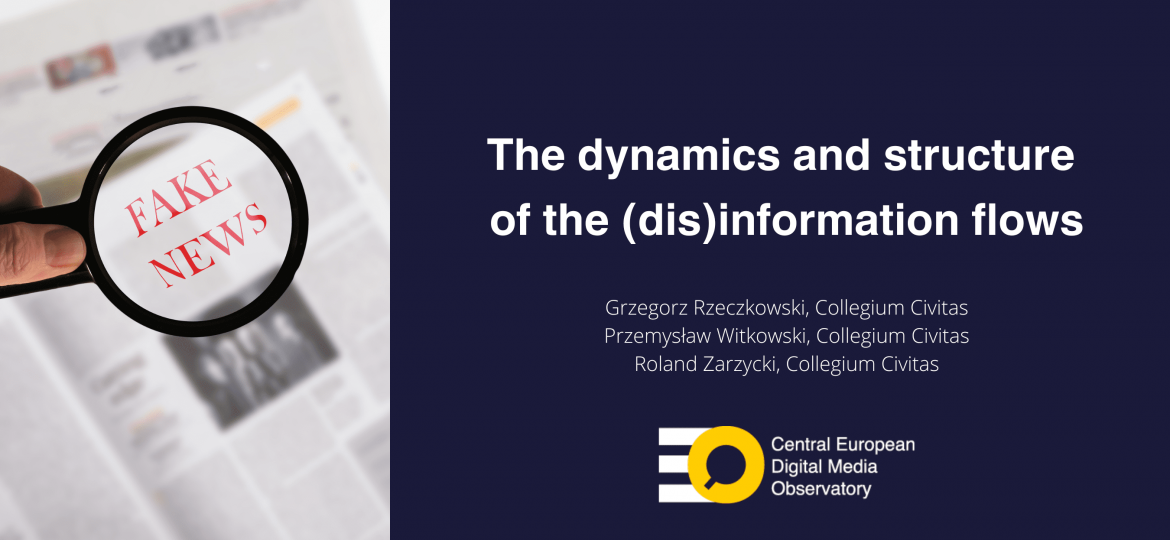 The dynamics and structure of the (dis)information flows (1)
