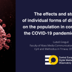 The effects and structure of individual forms of disinformation on the population in connection with the COVID-19 pandemic in SVK (1)