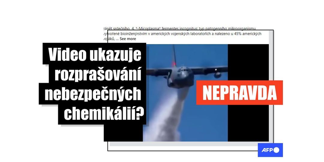 Videa z protipožárních školení nedokazují, že letadla postřikují lidi nebezpečnými bakteriemi a chemikáliemi - Featured image