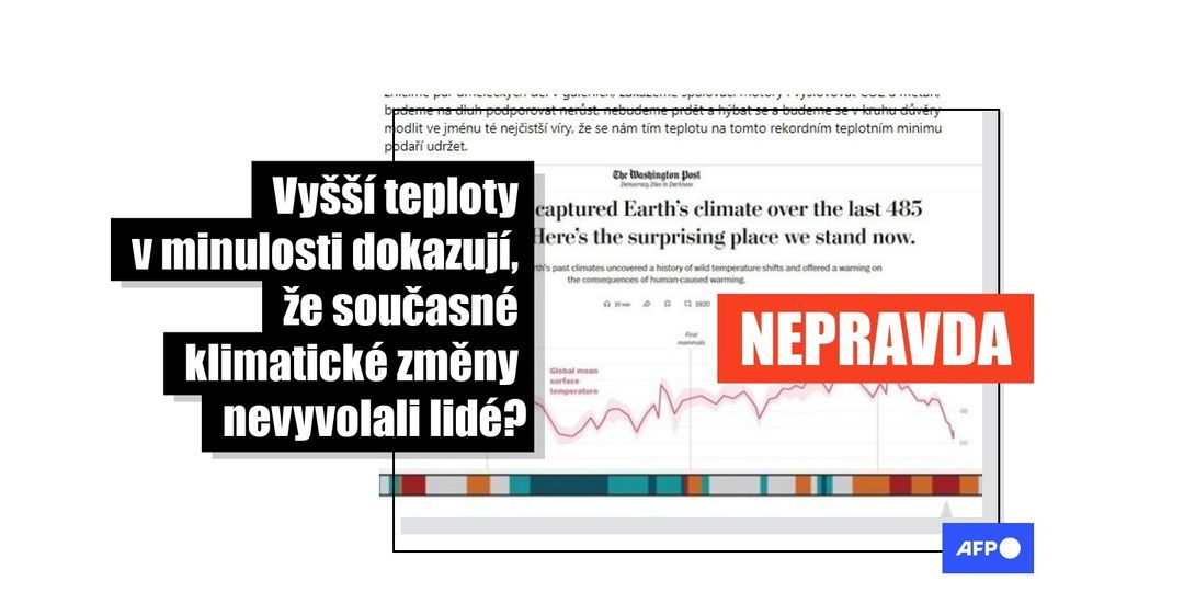 Vyšší teploty v historii planety nezpochybňují to, že za současnou změnou klimatu stojí i člověk - Featured image