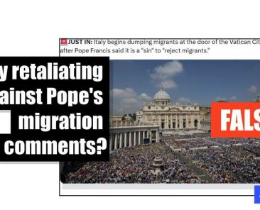 No evidence Italian government is moving migrants into Vatican City - Featured image