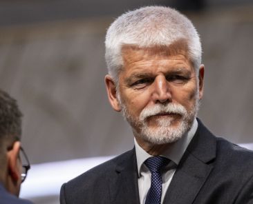 Czech Republic President Petr Pavel attends a meeting of the NATO-Ukraine Council during the NATO 75th anniversary summit at the Walter E. Washington Convention Center in Washington, DC, on July 11, 2024. (Photo by SAMUEL CORUM / AFP)