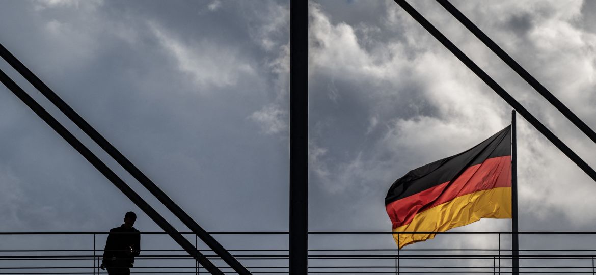 GERMANY-PARLIAMENT-FLAG