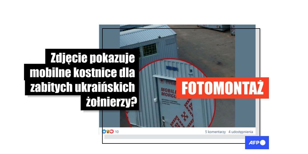 Zdjęcie nie przedstawia mobilnych kostnic, ale kontenery z kotłowniami centralnego ogrzewania - Featured image