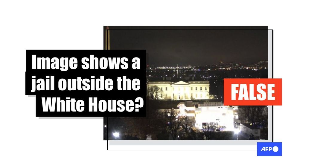 Images of US inauguration press platform sparks false claims online - Featured image