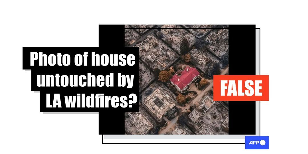 'Miracle house' spared by LA wildfires is AI-generated - Featured image