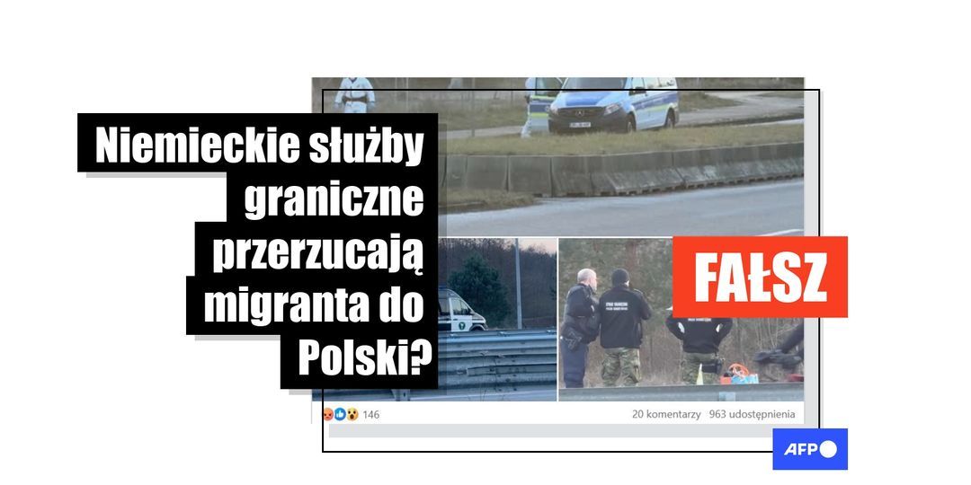 Mężczyzna na polsko-niemieckiej granicy jest polskim obywatelem a nie „przerzuconym migrantem” - Featured image