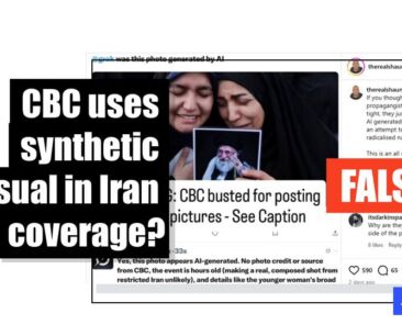 Canadian broadcaster did not publish AI-generated image after Khamenei's death - Featured image